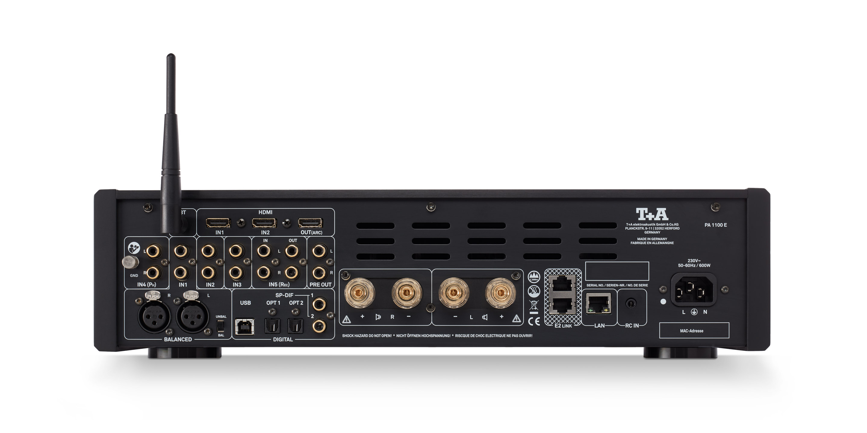 PA 1100 E - Amplificateur intégré avec DAC