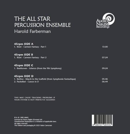 All Star Percussion Ensemble (Numbered Limited Edition One-Step)