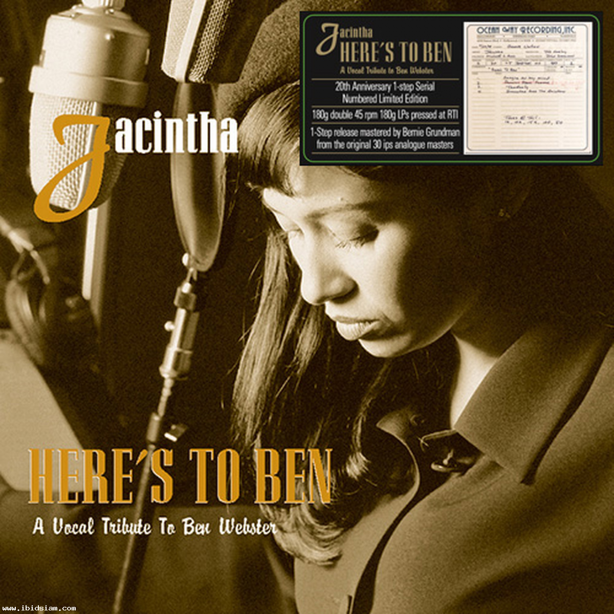 Here's To Ben A Vocal Tribute To Ben Webster (2 LP) 45 RPM - One-Step