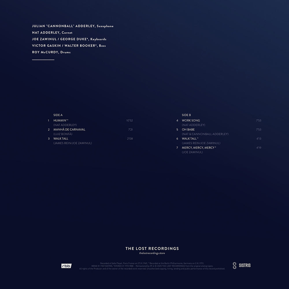 Live In Paris 1969 / Berlin