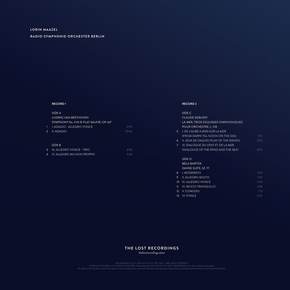 The Unreleased Berlin Recordings  (Numbered Limited Edition)