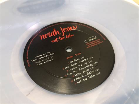 Not Too Late - Special Edition Clarity Vinyl QUIEX SV-P II